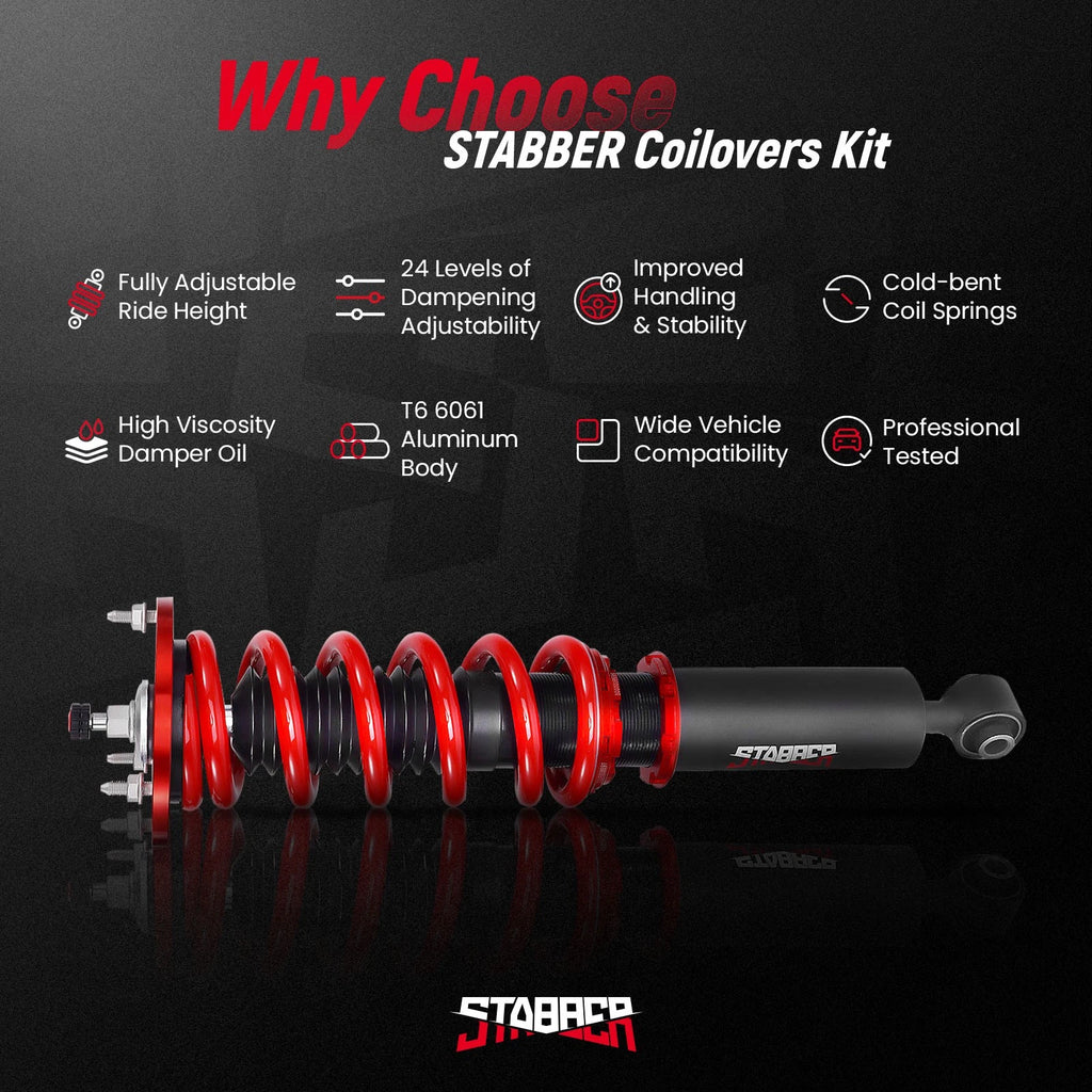 Adjustable Coilover Lowering Kit for Toyota Supra (1986–1992)