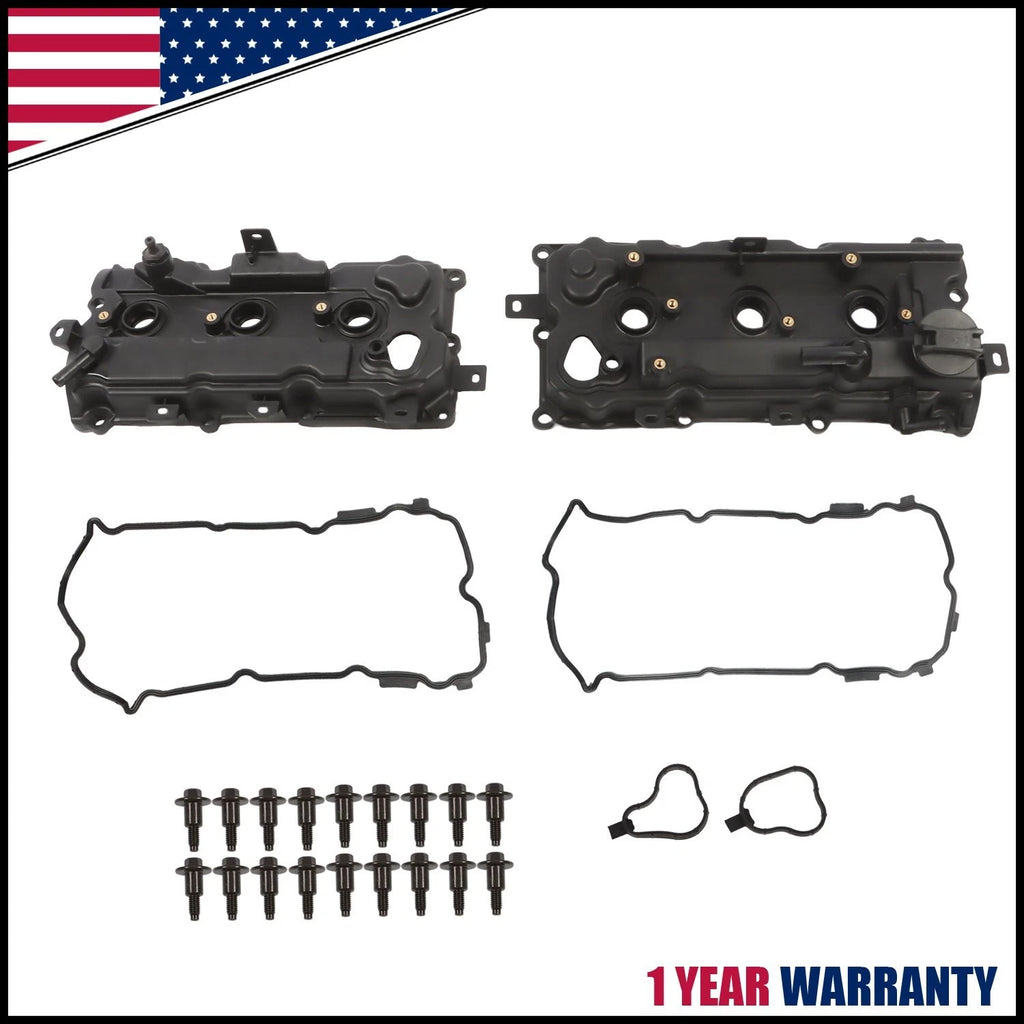 2X Valve Covers Set for Nissan Altima Pathfinder JX35 QX60 (2007–2014)