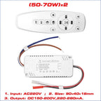 Set of 2 Smart LED Drivers for 2480W Dimming Transformer