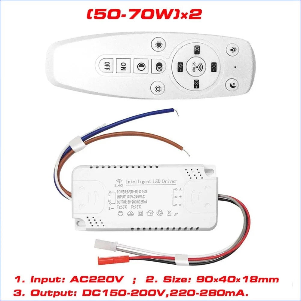 Set of 2 Smart LED Drivers for 2480W Dimming Transformer