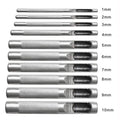 10pcs Leather Craft Hollow Drilling Puncher Set with Steel Punches