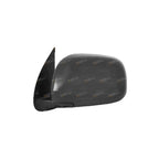 Left Black Manual Side Door Mirror for Toyota Hilux (2005–2015)