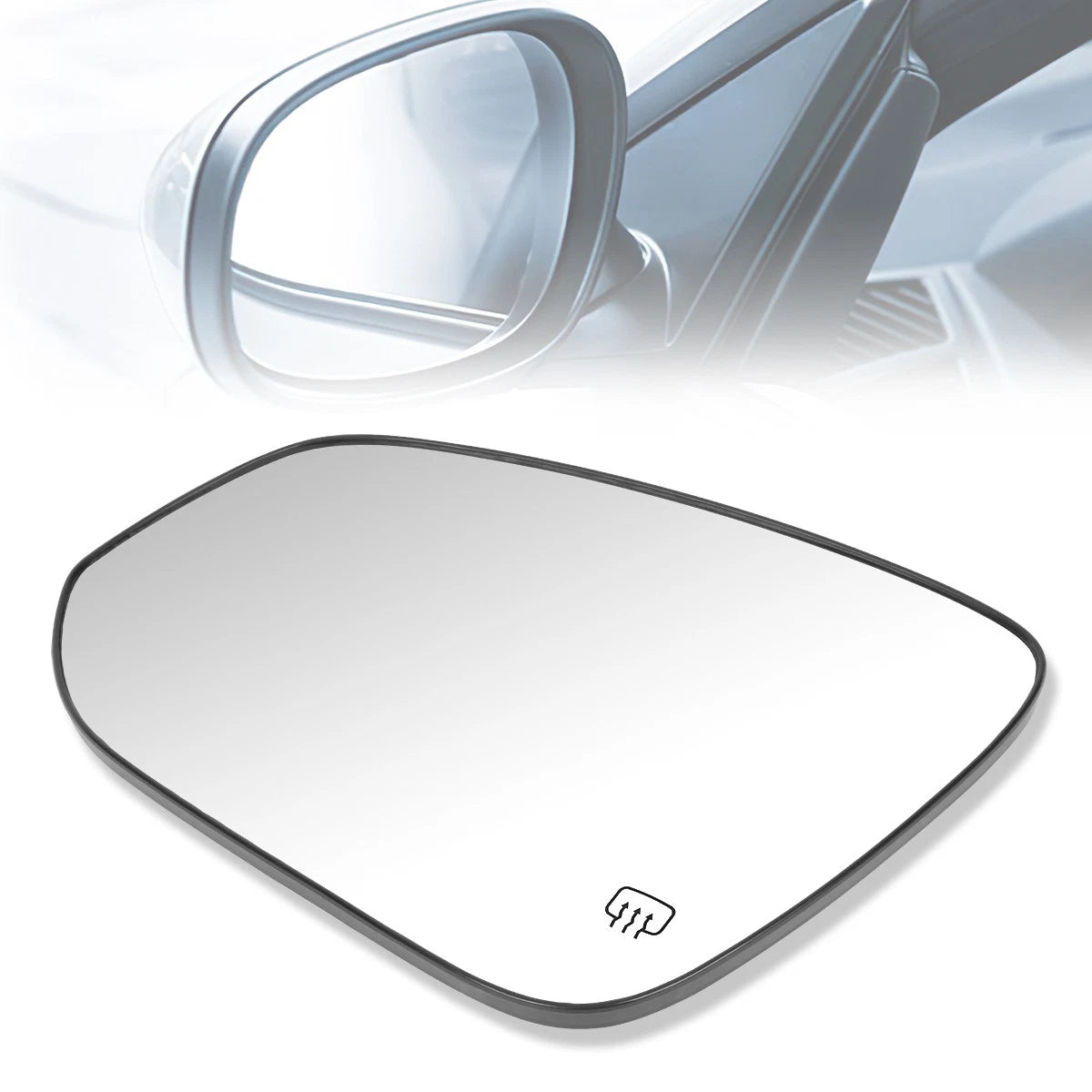 Left Heated Mirror Glass for Toyota Highlander (2014–2018) 879610E130