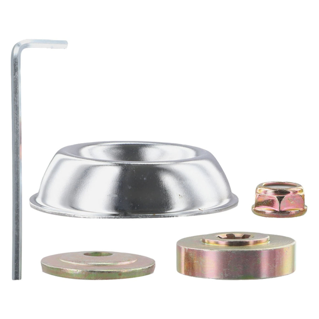 5 Piece Metal Gear Nut Set for Lawn Mower Maintenance
