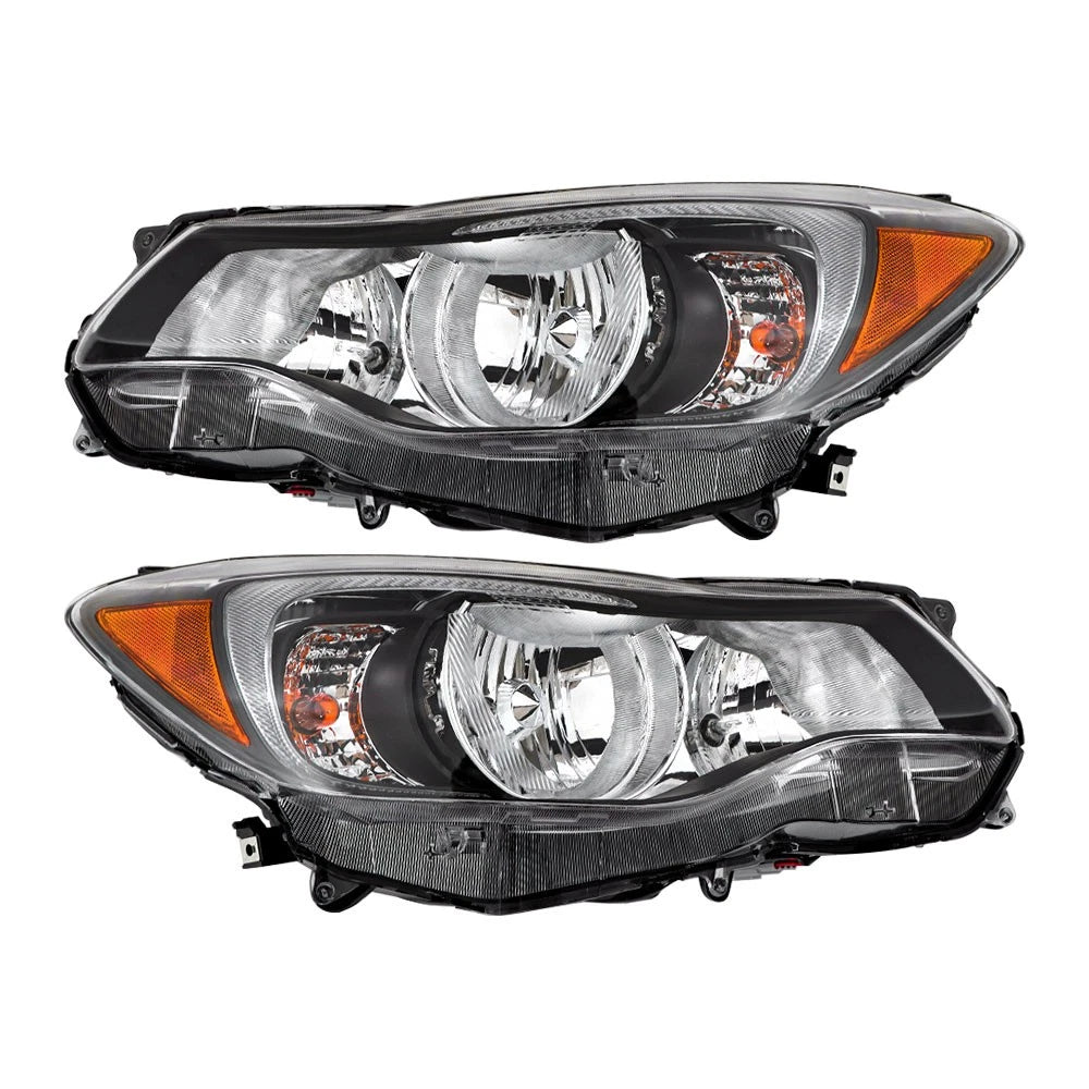 Set of 2 Halogen Headlights for Subaru Impreza Crosstrek (2012–2016)