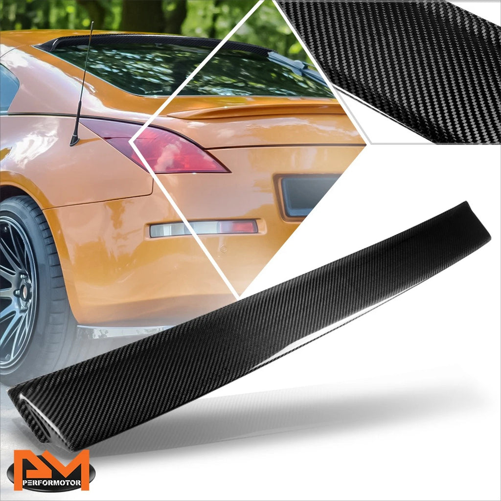 Carbon Fiber Rear Window Spoiler for Nissan 350Z Coupe (2003–2008)