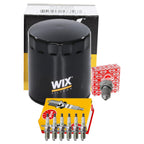 Wix Engine Oil Filter & NGK 6 V-Power Spark Plugs for A4 Passat (1997–2005)