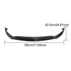 Carbon Fiber Front Bumper Lip Spoiler for Benz A-Class A220 (2019)