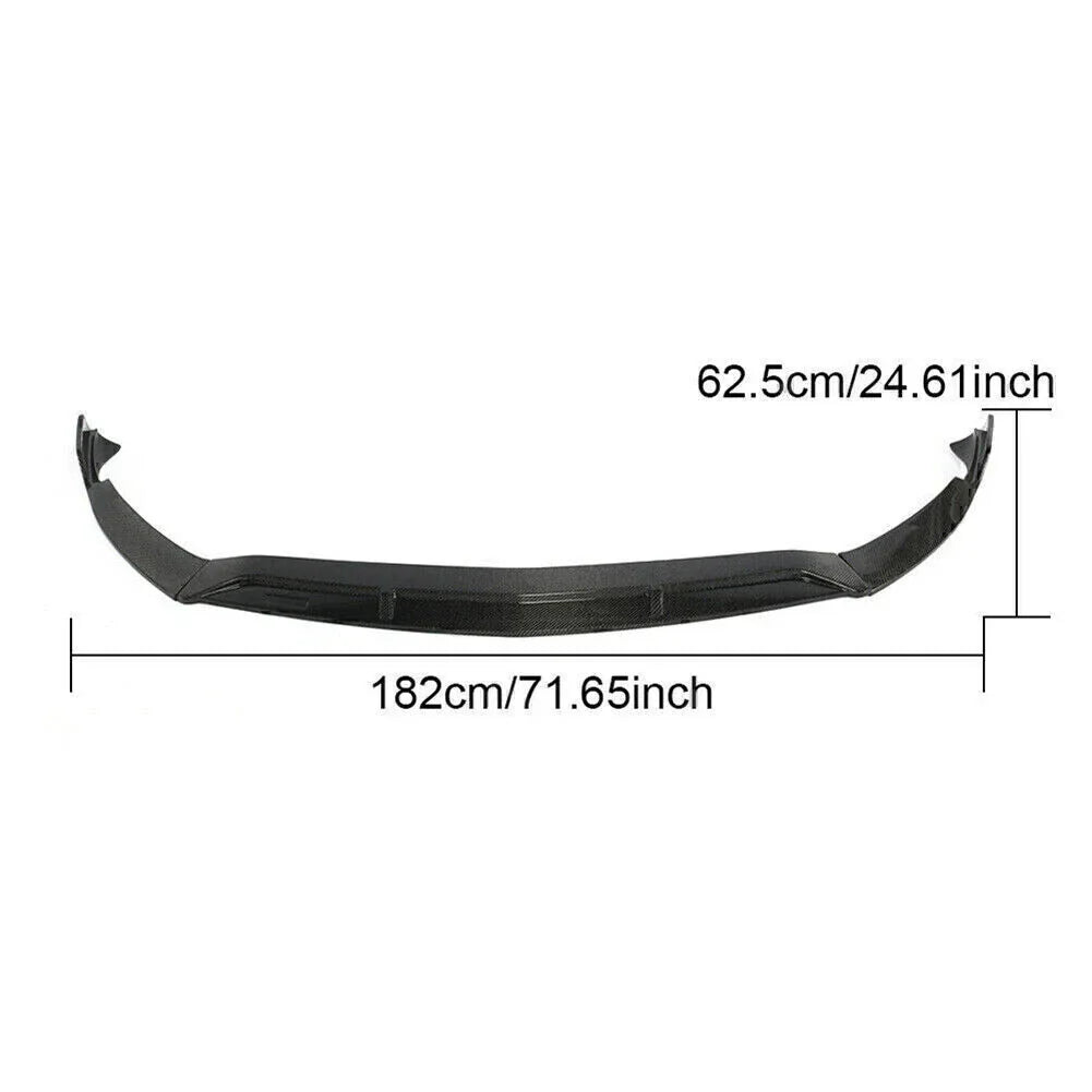 Carbon Fiber Front Bumper Lip Spoiler for Benz A-Class A220 (2019)