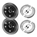 2 Front/Rear Brake Drum w/Shoes for Yamaha Timberwolf 250 (1994–2000)