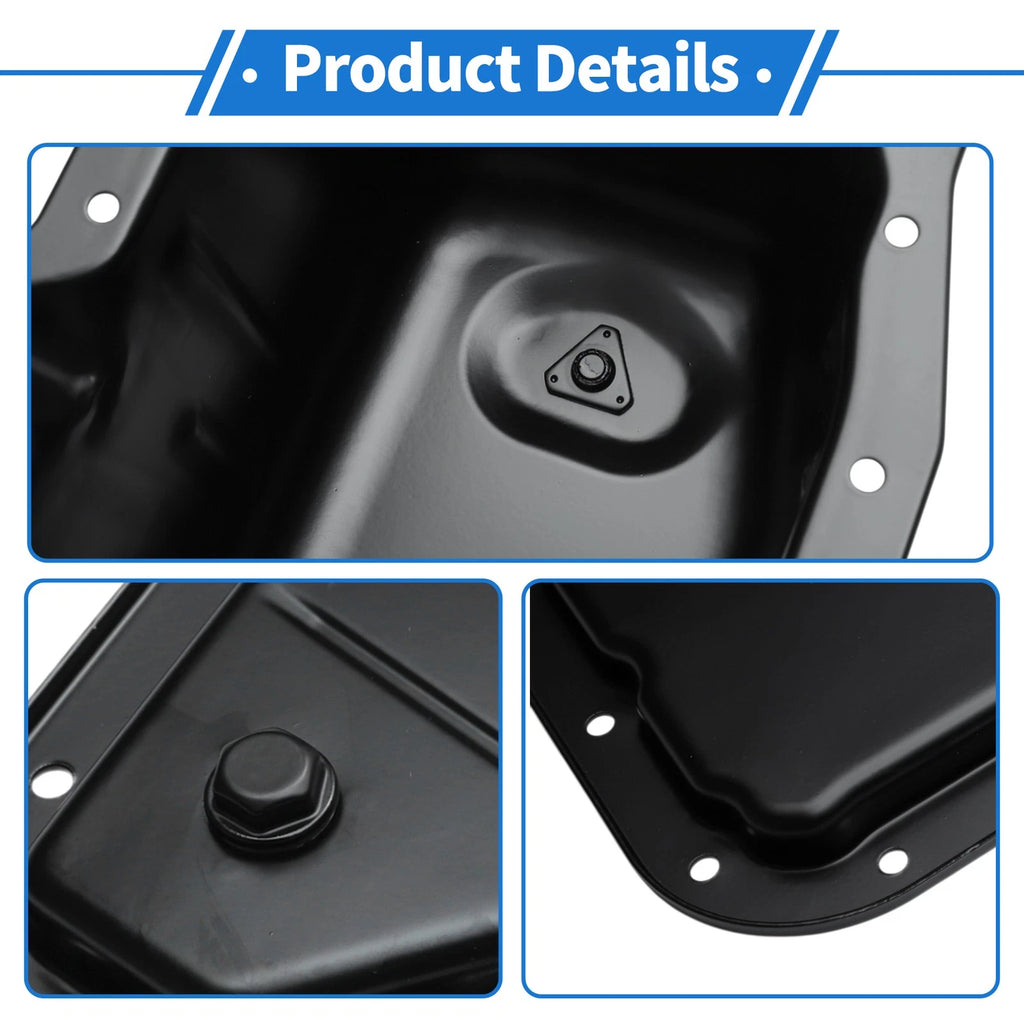 1 Pc Engine Oil Pan No.24206181 for Chevrolet Impala (2000–2005) Steel Black