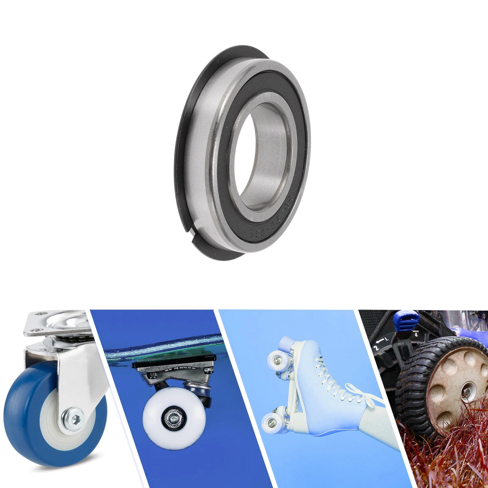 60/28NR2RS Deep Groove Ball Bearings for Scooter Skateboard (28x52x12mm)