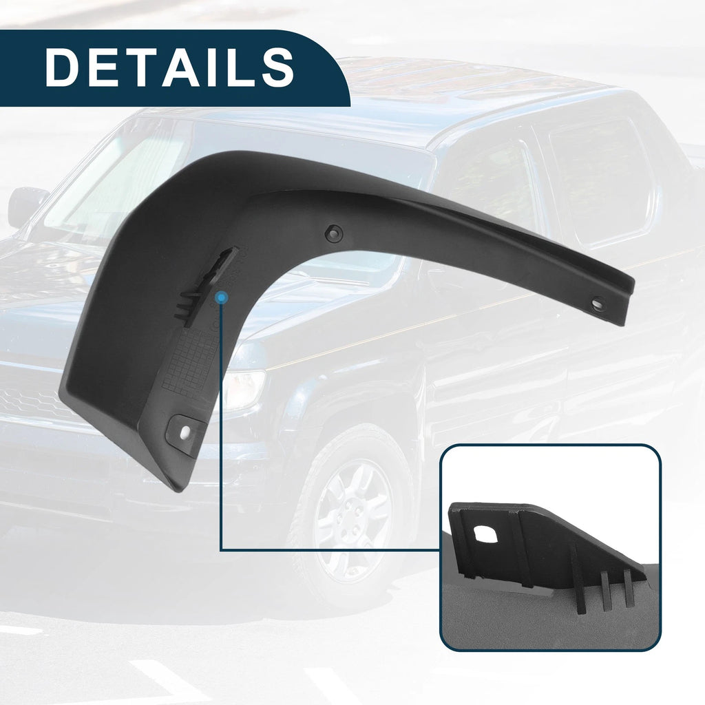Mud Flap Splash Guard for Honda Ridgeline (2017–2023)