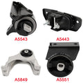 4X Engine Motor & Transmission Mount for Dodge Journey (2011–2019) 3.6L AWD