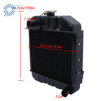 Aluminum Radiator for Kubota B6100 B7100 (15553-72060)