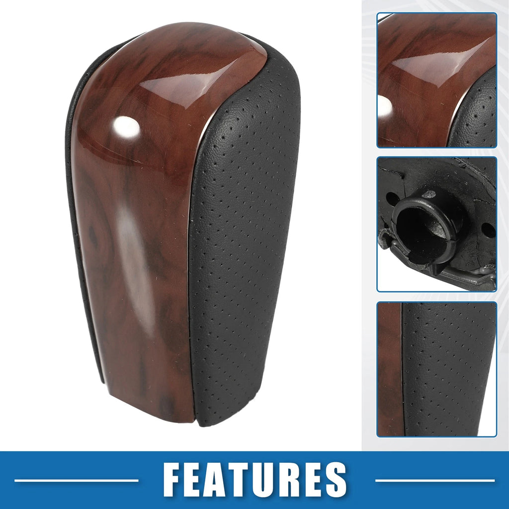 Gear Shift Knob for Toyota Land Cruiser Prado (Red Wood Pattern)