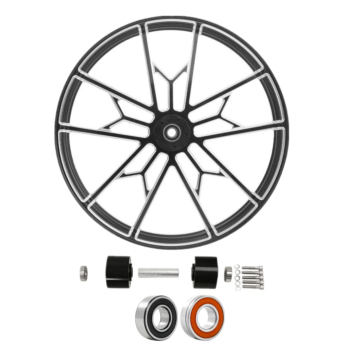 30" Front Wheel Rim Dual Disc Hub for Harley Electra Street Road Glide (2008–2025)