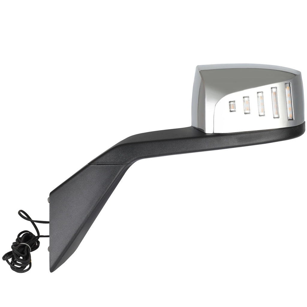 Chrome Hood Mirror Signal Light for Volvo VNL Trucks (2004–2017)