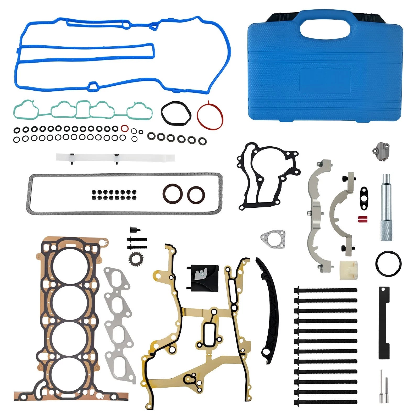 Timing Chain Locking Tool Kit + Head Gasket Set for Chevy Cruze Sonic (2011–2019)