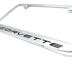 Chrome License Plate Frame Replacement for Chevrolet Corvette C8 (2020–2024)