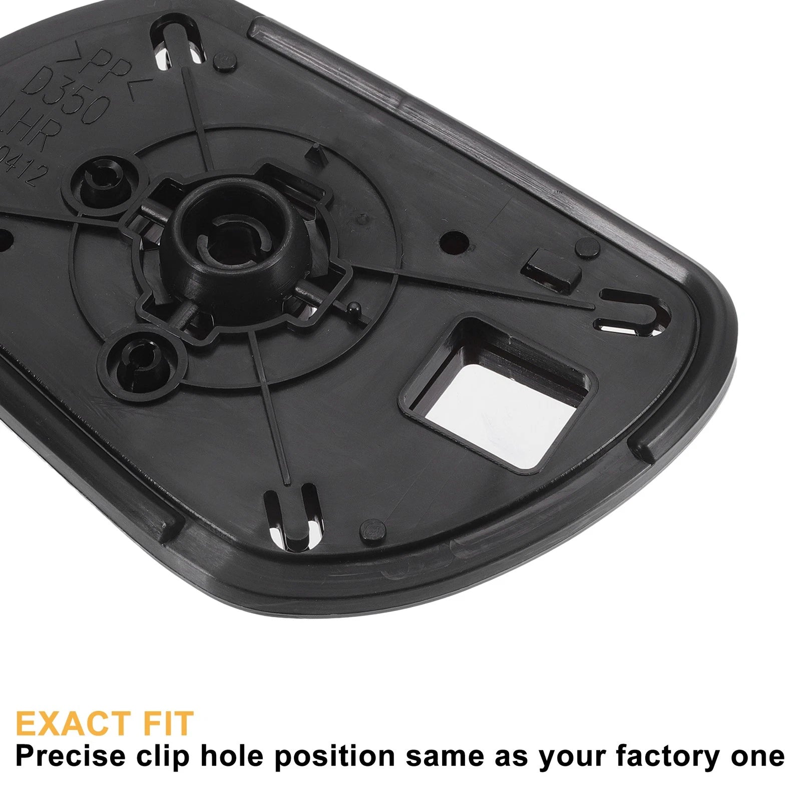 Right Side Mirror Glass w/ Backing Plate for Mazda 3 6 (2006–2008)