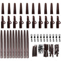 40PCS Carp Fishing Equipment Set with Rubber Hose and Q Swivels