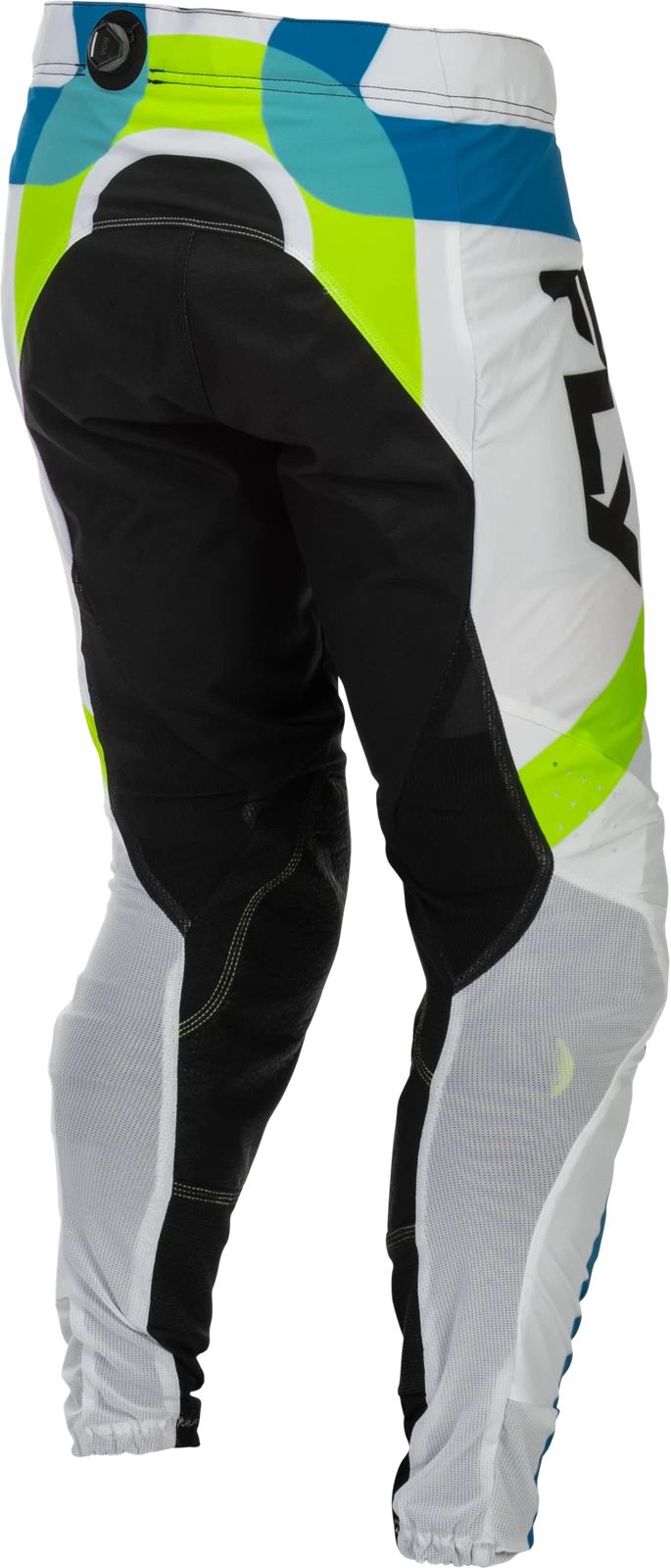 Fly Racing Lite LE Offroad Pants for Men (US 34) White Lime Blue