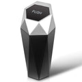 Portable Dustbin Trash Can for Vehicle (Silver)