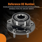 Front LH RH Wheel Hub Assembly for Chevrolet Cruze 2014–2015 513316