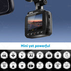 4K Dash Cam for Universal Cars (UHD 2160P, WiFi, GPS, 170°)