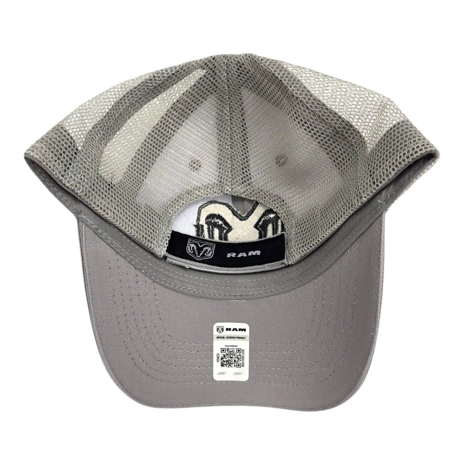 Logo Gray Mesh Hat Cap for Dodge Ram (2002–2008)