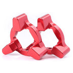 Red CNC Aluminum Fork Preload Adjusters for Motorcycle Universal (22mm)