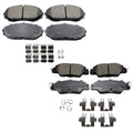 Set of 4 Akebono ProACT Ceramic Disc Brake Pads for Mazda CX-5 (2019–2022)