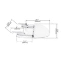 Clear Windshield Mount Bracket for Harley Heritage Softail Fatboy (2000–2017)