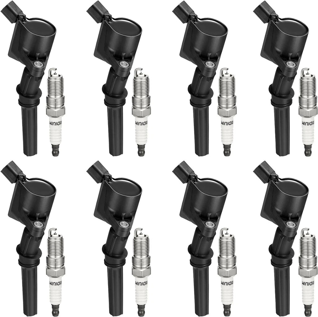 8 Pack Ignition Coils w/ Spark Plugs SP479 for Mercury Grand Marquis (1998–2011)