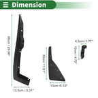 Mud Flaps Splash Guards for Chevrolet Camaro (2013–2015) W/ Mounts