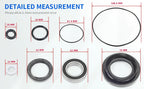 Rear Brake Drum Bearing Seals Kit for Honda Fourtrax 300 TRX300 (1988–2000)