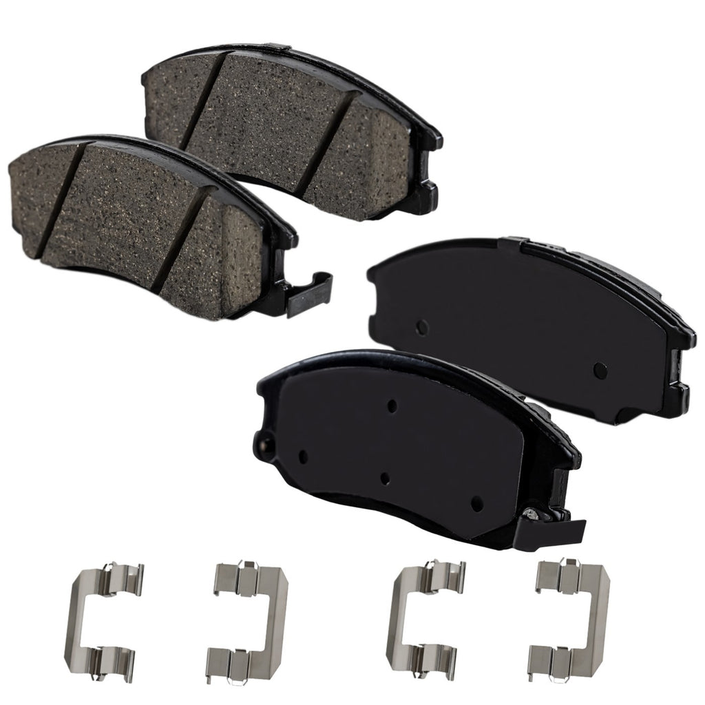 Front Ceramic Brake Pad Set for Hyundai Santa Fe (2001–2005)