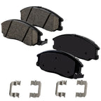 Front Ceramic Brake Pad Set for Hyundai Santa Fe (2001–2005)