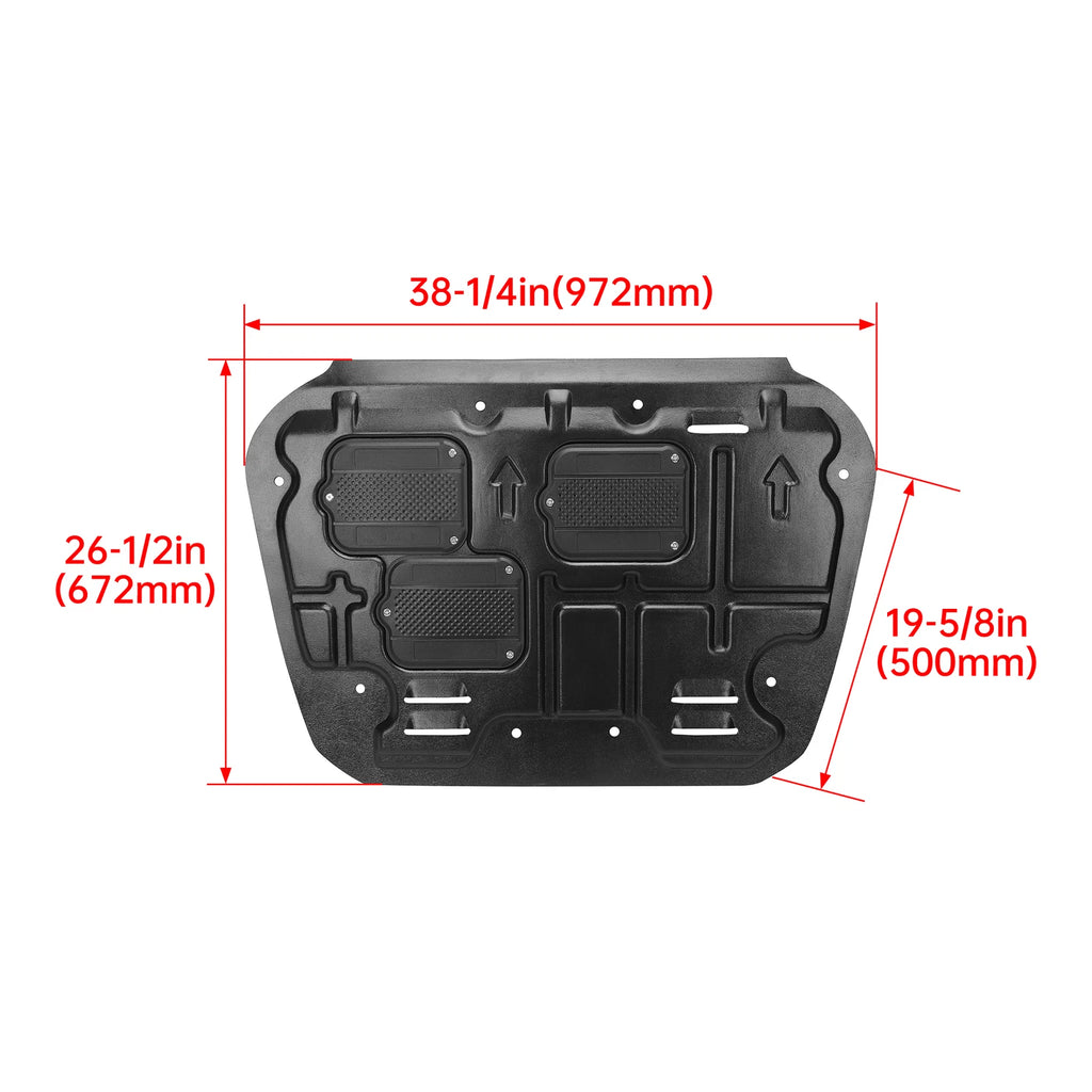 Front Skid Plate for Honda Civic (2016–2021) Engine Splash Shield Guard
