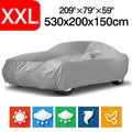 Universal Fit Waterproof Car Cover for Outdoor Use (209" x 79" x 59")