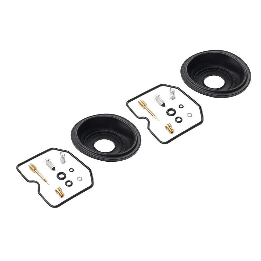 2 Sets Carburetor Repair Kit Diaphragm for Kawasaki KLE400 KLE500 (1991–2007)