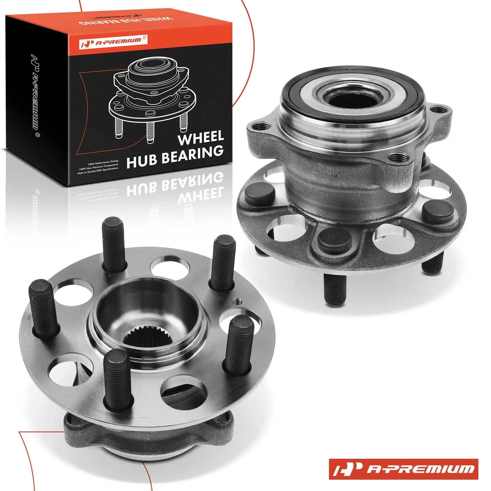 2X Rear Wheel Hub & Bearing Assembly for Honda Ridgeline (2017–2025)