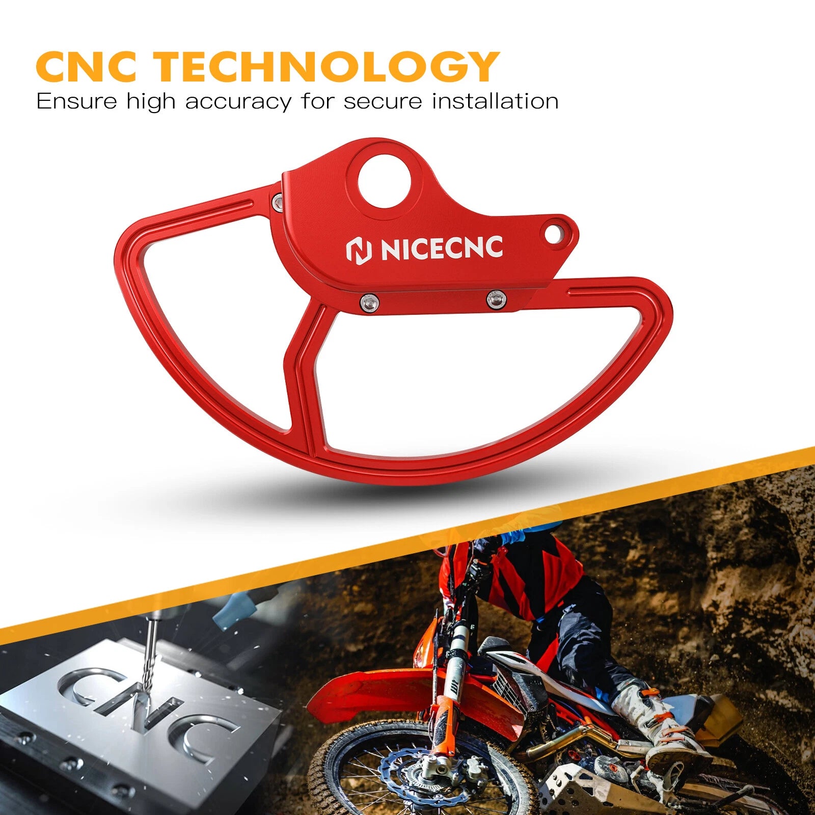 CNC Front Brake Disc Cover Guard for KTM 690 Enduro R (2014–2023)