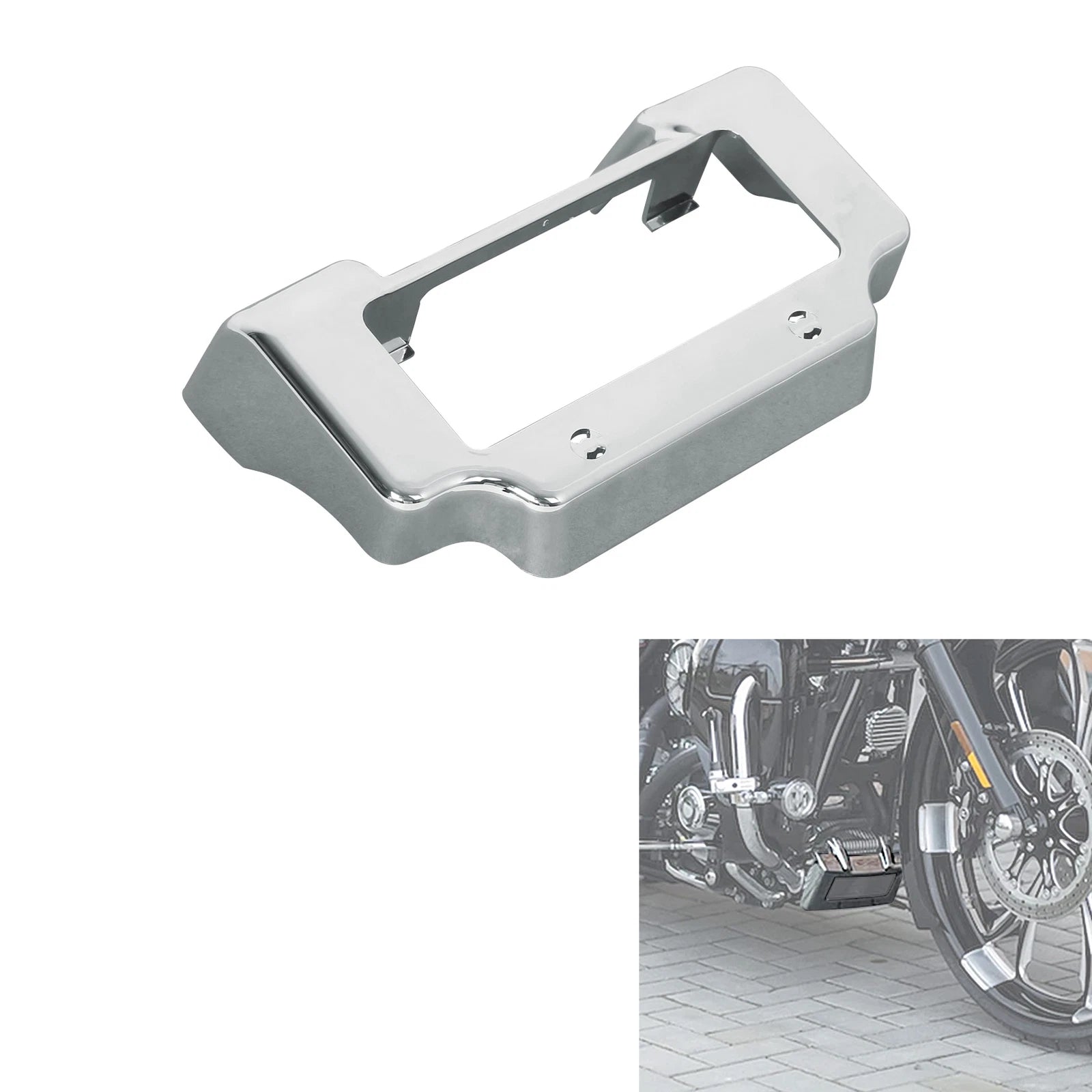 Chrome Oil Cooler Cover for Harley Touring Electra Street Road Glide (2011–2016)