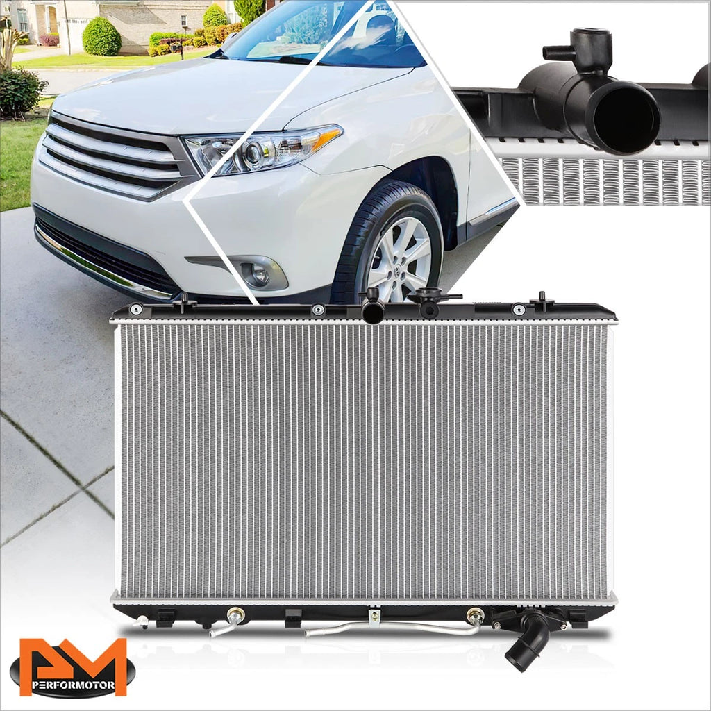 Aluminum Cooling Radiator DPI-13122 for Toyota Highlander (2009–2013)
