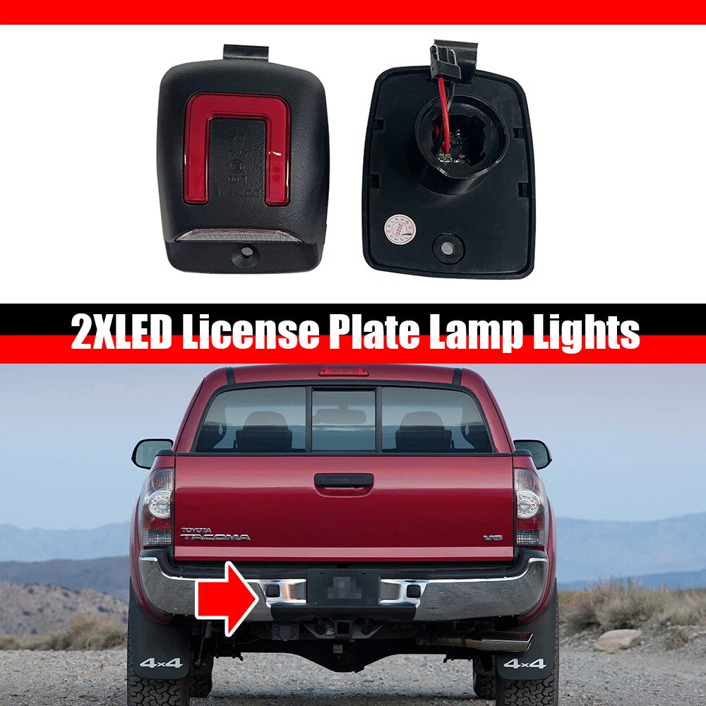 3W LED License Plate Light for Toyota Tacoma (2005–2015) & Tundra (2000–2013)