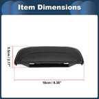 Front Left Exterior Door Handle for Hyundai PORTER (1993-1997) - Black, 1 Pcs