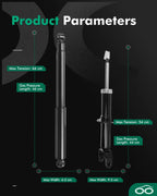 Front Rear Shocks Struts for Dodge Dakota Mitsubishi Raider (2005–2011)