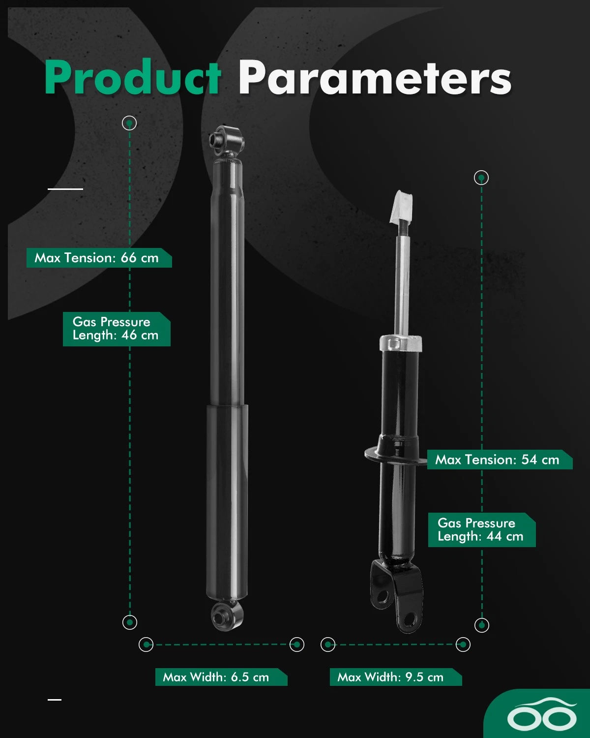 Front Rear Shocks Struts for Dodge Dakota Mitsubishi Raider (2005–2011)